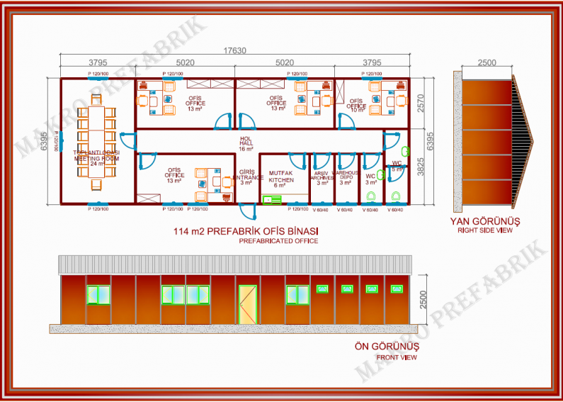 114 m²