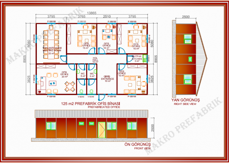 125 m²