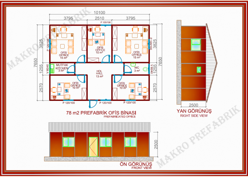78 m²